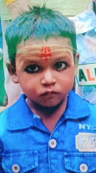 High speed e-auto collided with a cart, child died after falling from mother's lap