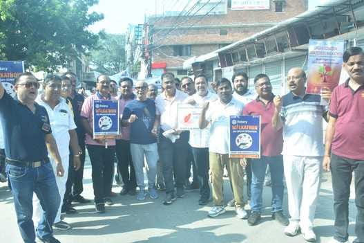Rotary and other organizations organized an organ donation awareness rally