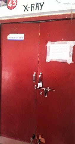 X-ray service stopped in district hospital, patients are suffering since one month