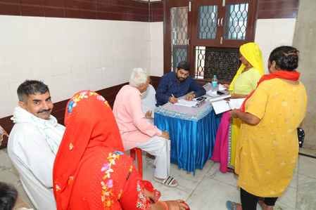 200 patients got their health checked in the free camp