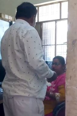 Video of a female clerk of the subdivision office taking bribe goes viral