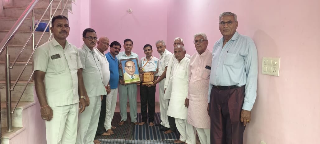Gitanshu was honored for coming first in the chess competition