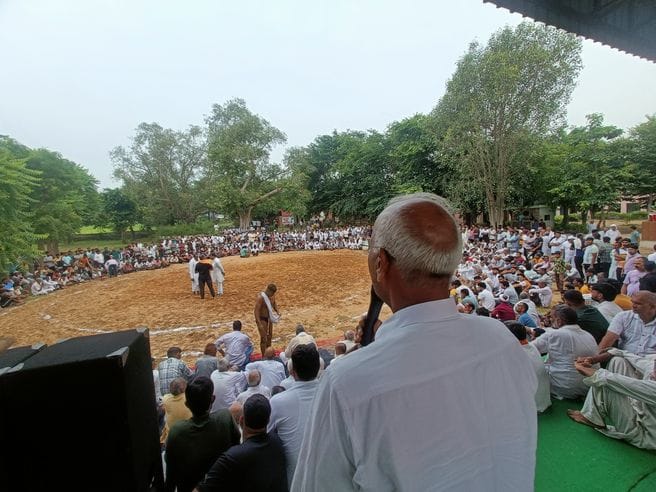 Wrestler Sahil of village Khatiwas won a wrestling competition worth 21 thousand rupees