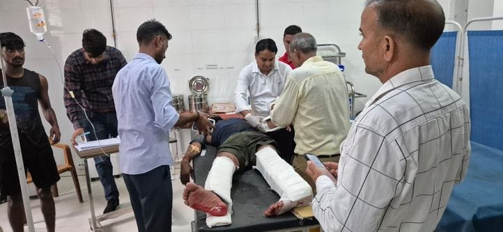 Unknown youth entered the house and attacked mother and son, injuring them
