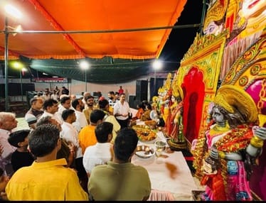 Janmashtami - Tableaus of gods and goddesses mesmerized the mind