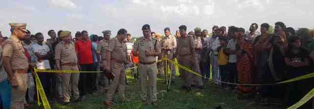 The driver was shot and his body was thrown in the field