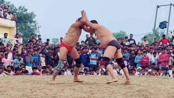 The match between Dilshad and Praveen wrestler ended in a draw