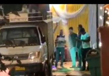 Policemen danced on DJ in the police station...video goes viral