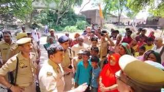 Controversy over setting up tents at Shivlinga Prakatya Sthal SI Line Hajir in chandauli