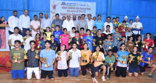 Vedant became the winner of Under-17 men's singles badminton