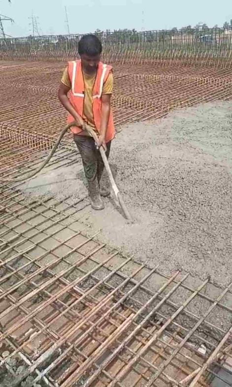 Concrete slab placed on the Satroad ROB.