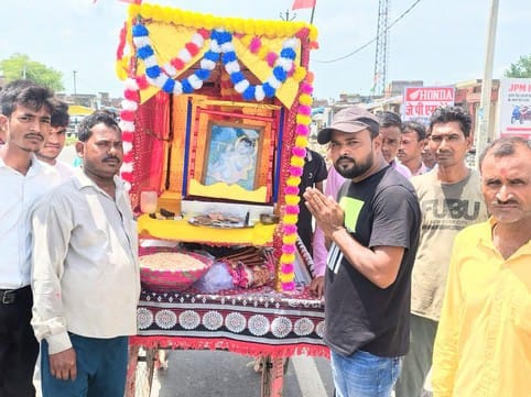 Dadhikando procession taken out
