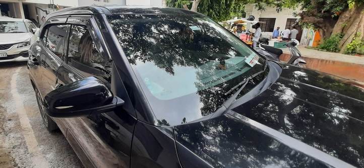 Drivers driving with black films on the roads