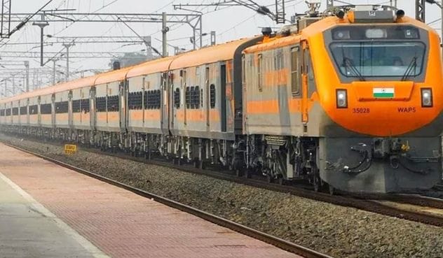 engine of the Amrit Bharat Express failed in Agra