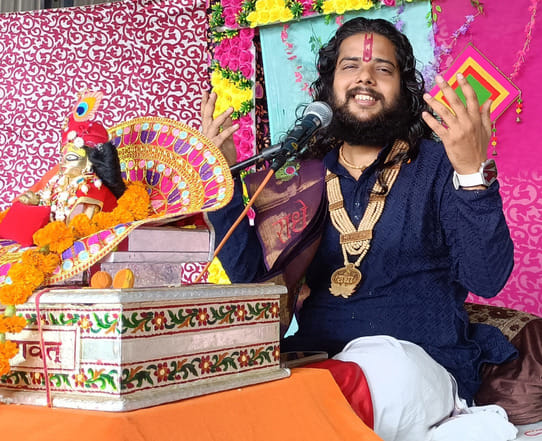 The soul's union with the Supreme Soul happened through Maharas Leela: Krishnananda