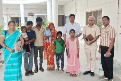 The family returned to the village after eight years, DM provided facilities