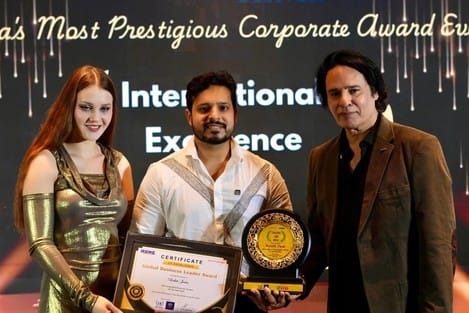 Rohit received the Business Tycoon of the Year Award