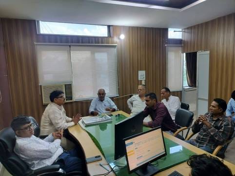 In the review meeting of development works, the councilor said that the contractors are acting arbitrarily, asked for a copy of the estimates