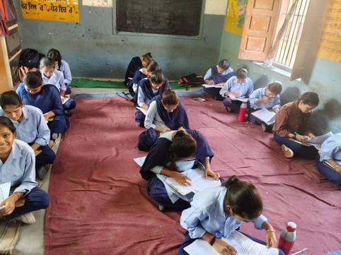 Incomplete question papers and answer sheets became the cause of trouble in student evaluation exams