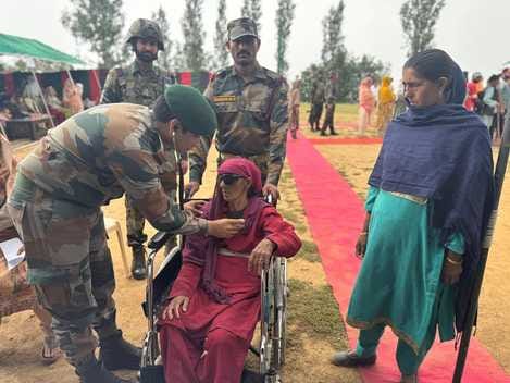 Doda, Checkup Camp, Assam Rifles, Hanch School