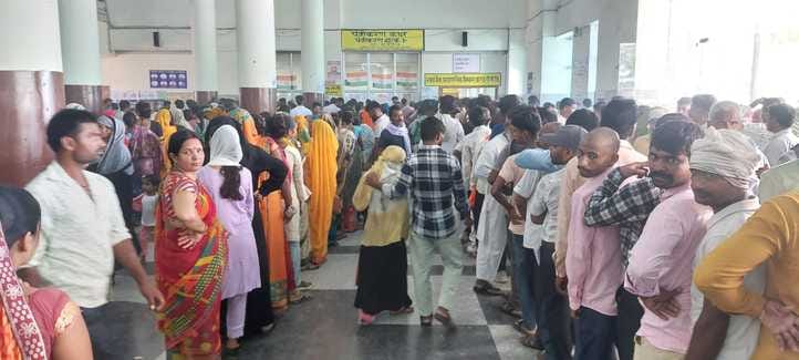 OPD crossed 2000, doctors could not see a patient even for a minute