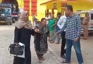 Azam Khan's wife and son met him