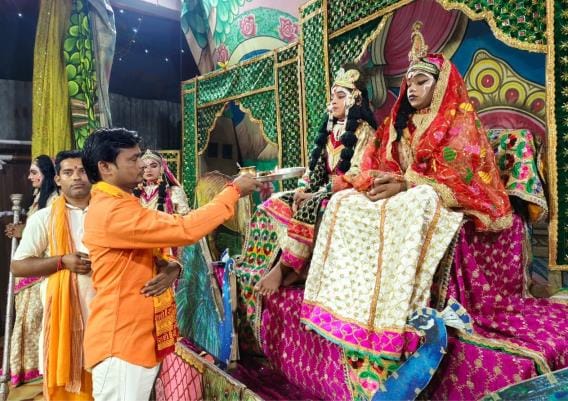 The mind was fascinated by the Raasleela performance