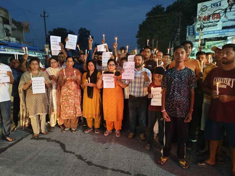 meeran sahib news, candle march news