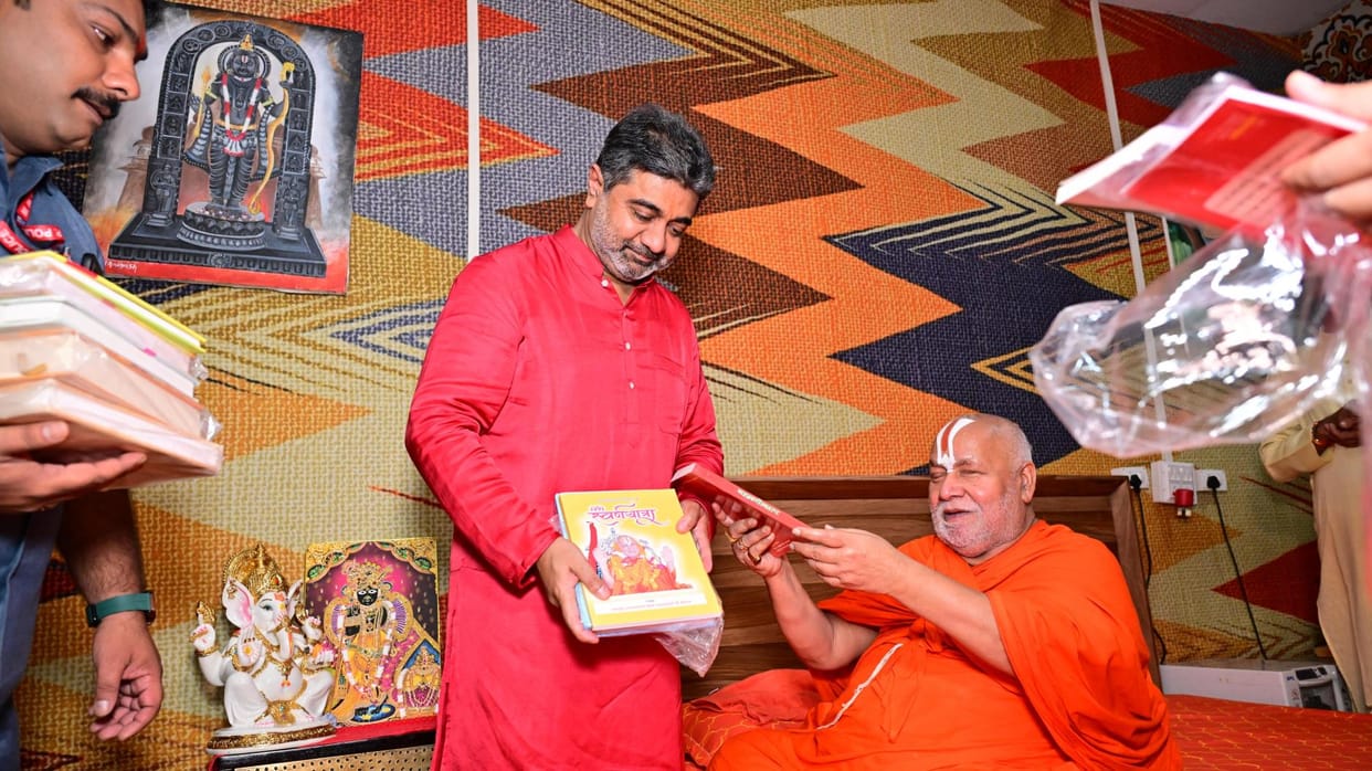 Shiv Sena's Abhishek described as a true warrior of Sanatan Dharma