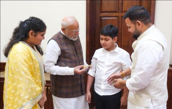 PM said to Brij Bhushan's grandson, give my regards to your Baba