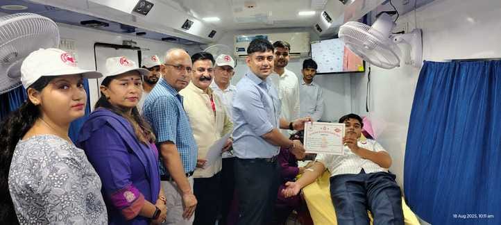 50 youths donated blood in blood donation camp