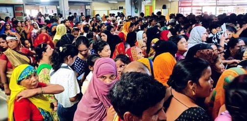 Patients with stomach ache, vomiting and diarrhea along with fever increased