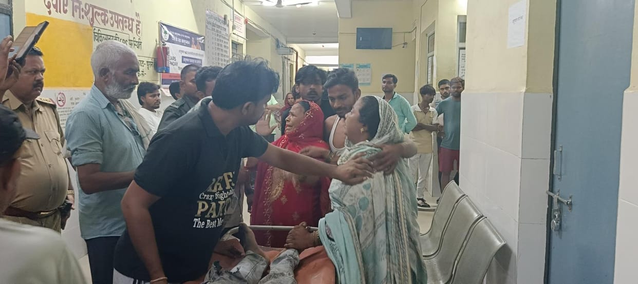 Bike collided with a standing container, beldar died
