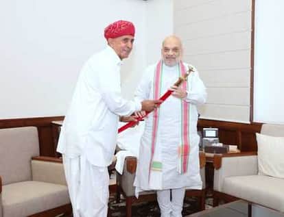 Sirohi: Lumbaram Choudhary Meets Home Minister, Demands Sujalam-Sufalam Canal Water for Jalore-Sirohi