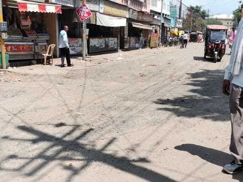 The roads could not withstand even a few days of rain