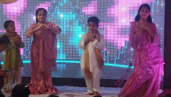 Children displayed their talent in dance and music