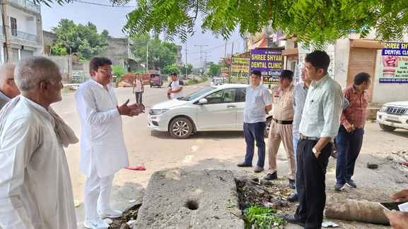 After the rain, patchwork will be done on the roads of the sectors