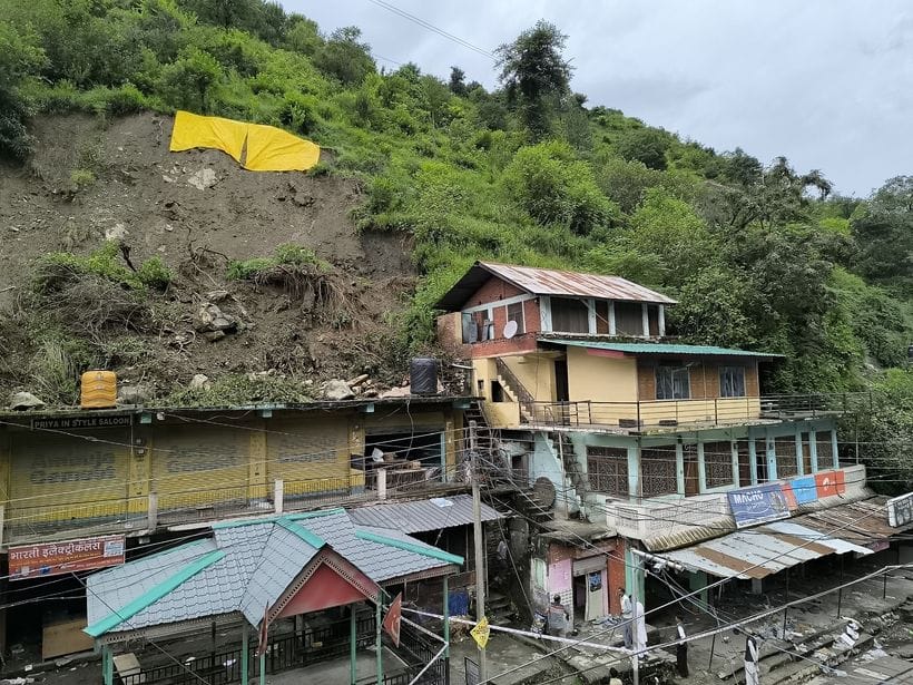 A hill collapsed in Balichowki, three buildings were evacuated