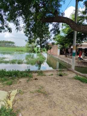 Drainage stopped, dirty water filled in houses and streets