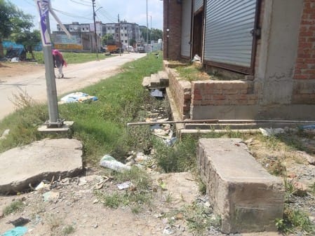 Transfer of Awas Vikas Colony stuck due to incomplete sewerage line