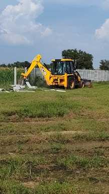4 DPCs, 3 boundary walls and kutcha road network demolished