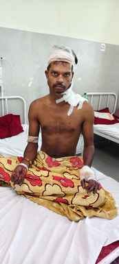 Wife attacked sleeping husband with a sharp weapon