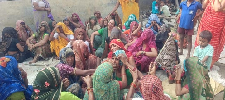 A laborer travelling under police protection was beaten to death, his grandmother died in grief