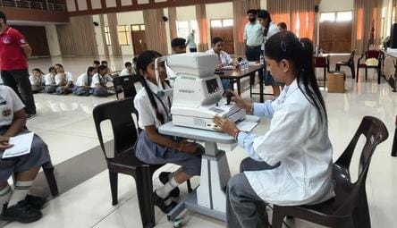 Eye checkup done at DSB Public School
