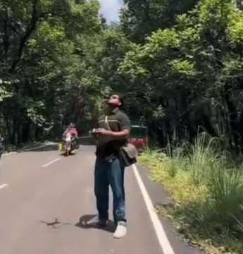 youth was fined Rs one lakh for flying a drone in the forest of Pilibhit Tiger Reserve