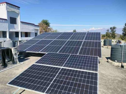 Solar power plant illuminated 274 houses and six government offices in Pithoragarh