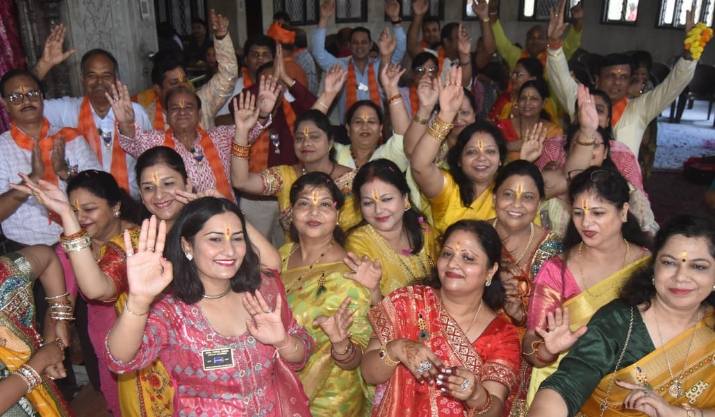 Fifty-six bhogs were offered to Lord Krishna