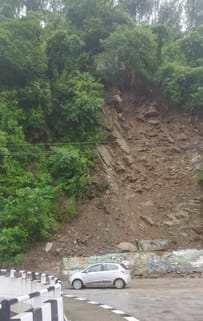 Victoria Bridge is in danger, there is a threat of rocks falling from the hill