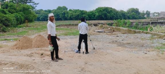 Gorakhpur News: Construction of bridge on water body started, topographic survey is being done