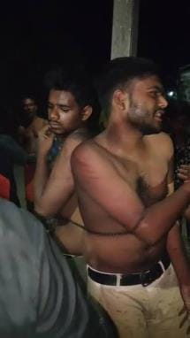 Siddharthnagar News: Case filed against three for tying teenagers and youths to electric poles and beating them